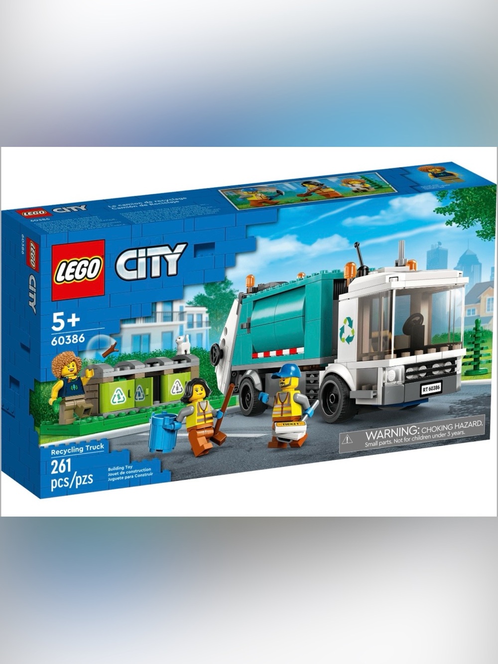 New LEGO CITY 60386 Recycling Truck Factory Sealed Box Retired